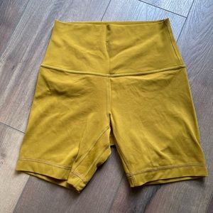 lululemon align short 6”, mustard